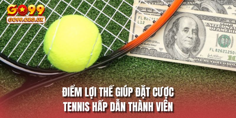 Điểm lợi thế giúp đặt cược tennis hấp dẫn thành viên